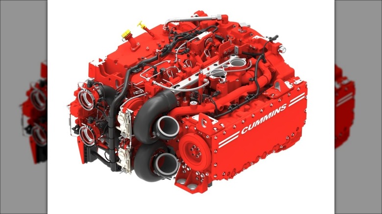Установлен Cummins Advanced Combat Engine.