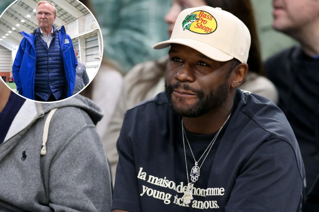 Флойд Мэйуэзер появляется в качестве потенциального покупателя для коэффициентов в гигантах