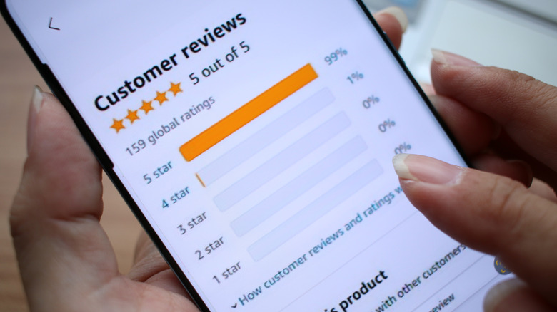 Amazon Reviews на мобильном телефоне