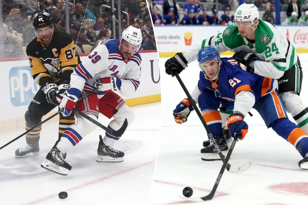 Рейнджерс, островитяне встречаются, так как отчаяние строится в плей -офф