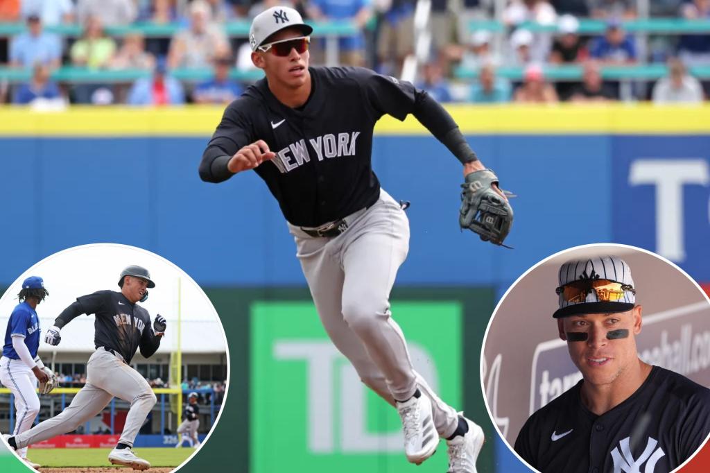 Проспект янки Джордж Ломбард -младший, 19 лет, уже поражает Аарона Джаджа