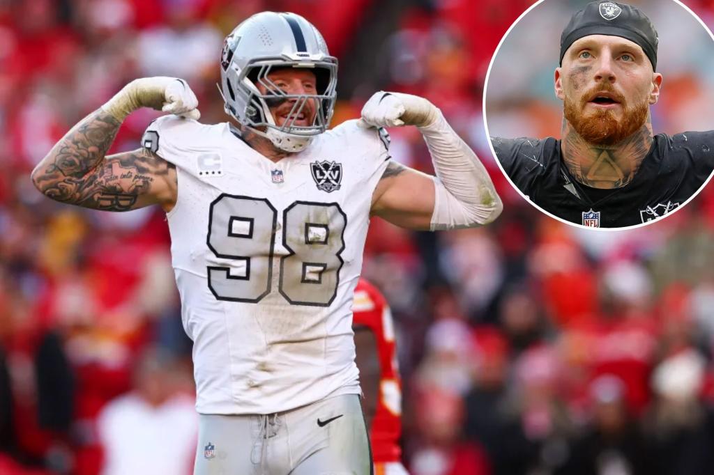 Maxx Crosby получает исторический контракт на рейдеры в размере 106,5 млн. Долл. США