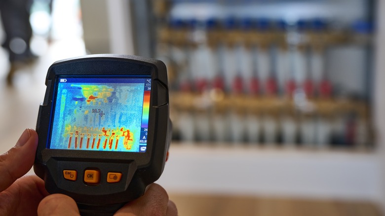 Изображение через тепловую камеру