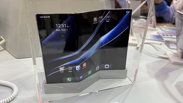 Tecno Tri-Cold Phone in Display Glass