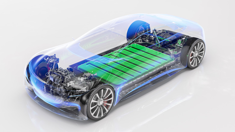 Изображения внутренних электрических соединений ячеек.