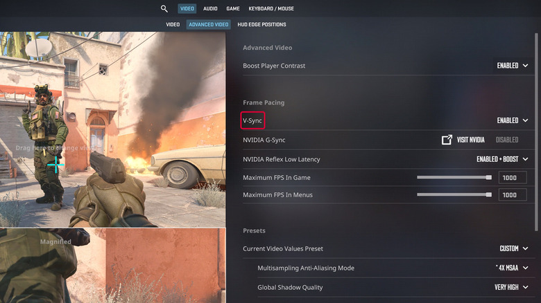 Опция VSYNC в видеоигры