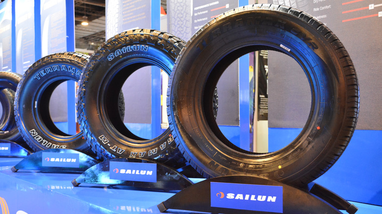 Sailun Tyres, выставленные на выставке