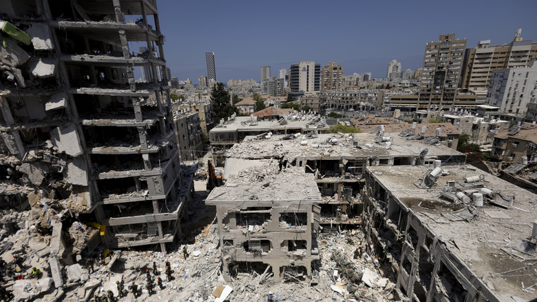 Обширный ущерб, нанесенный Израилю в результате ракетных ударов Ирана