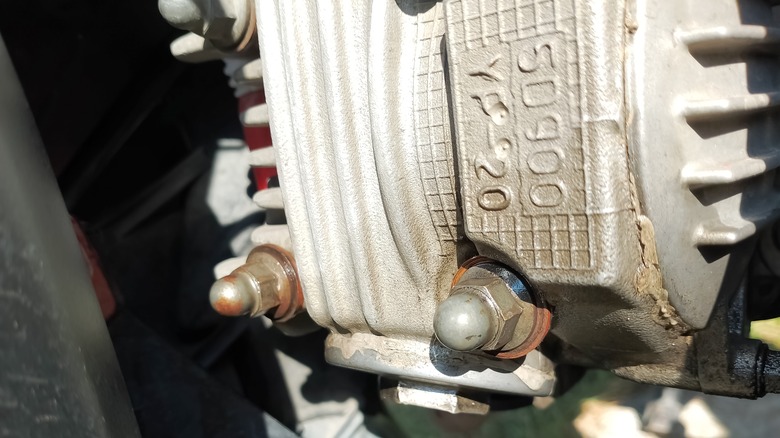 Просмотр номера двигателя с штаммом