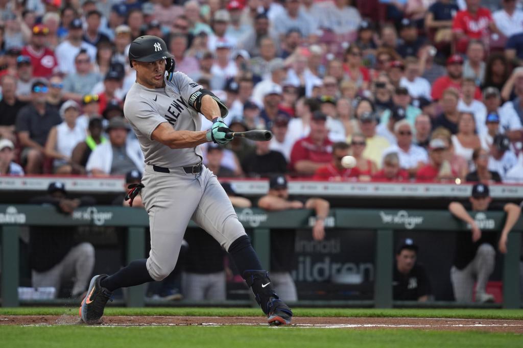 Янки 'Джанкарло Стэнтон «выглядит довольно хорошо» с момента возвращения из травмы