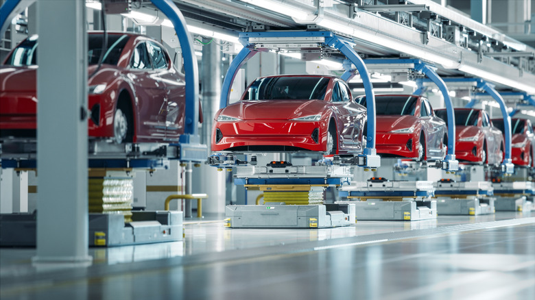 Высокоэффективное производство электромобилей