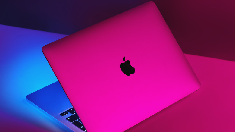 Вид сзади MacBook Air