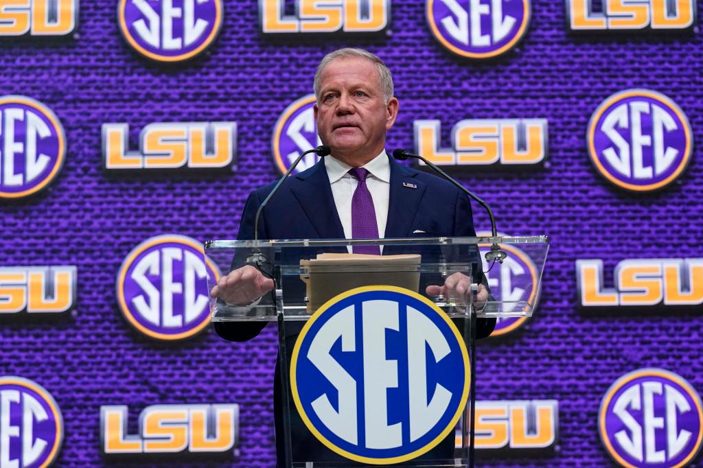 LSU приземляется № 1 колледж -футбольный набор футбола Ламар Браун в огромном получении