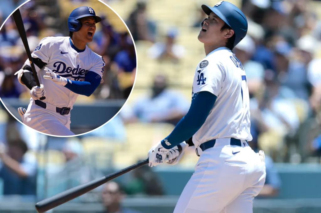 Shohei Ohtani Homers в пятой игре в Роу, связывая рекорд франшизы Dodgers