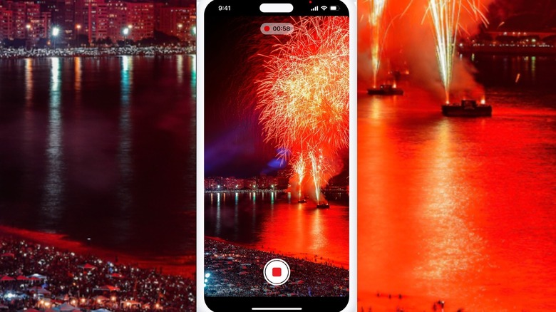 Piclive Screenshot записывает фейерверки