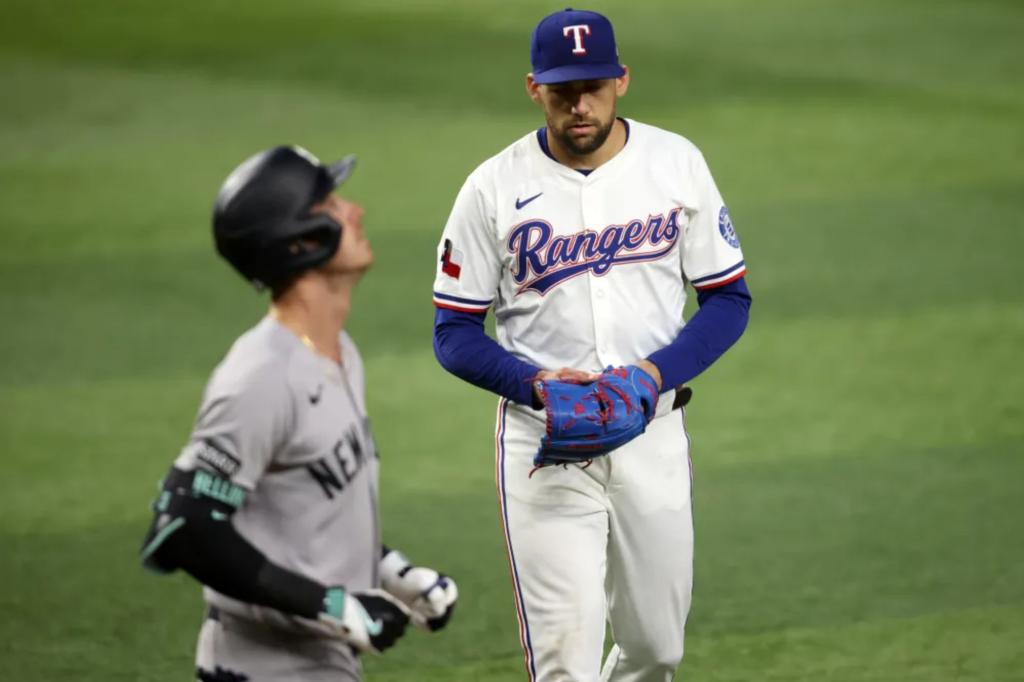 Натан Эовальди полностью доминирует, борясь с янки