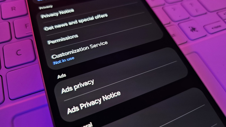 Настройки магазина Galaxy на Samsung Galaxy S25 Ultra
