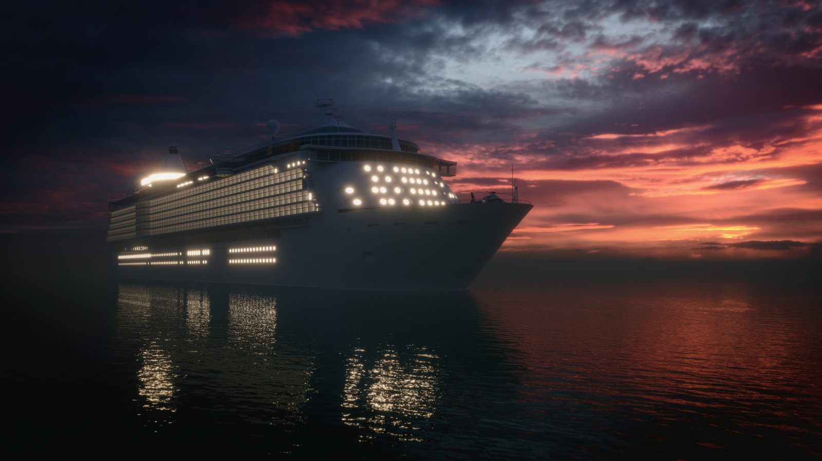 Каков радиус поворота круизного лайнера?