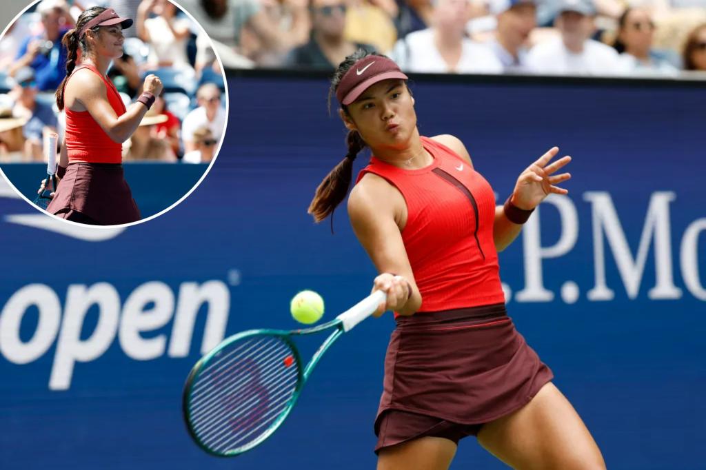 Эмма Радукану устраняет препятствие с первой победой US Open с 2021 года.