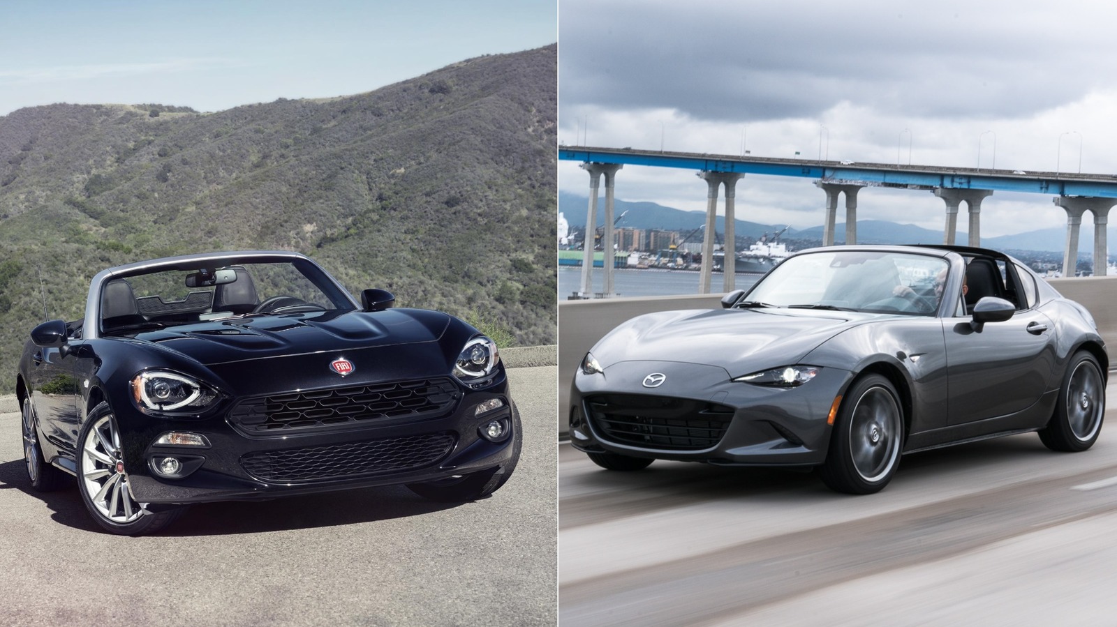Fiat 124 просто одетая Miata? Два родстера сравнивали
