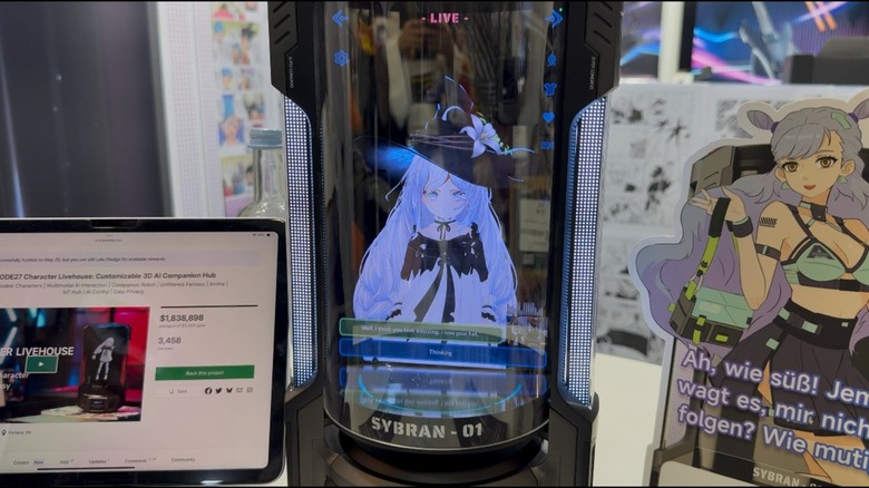 Sybran Code27 персонаж Livehouse Настраиваемый 3D AI Companion Hub