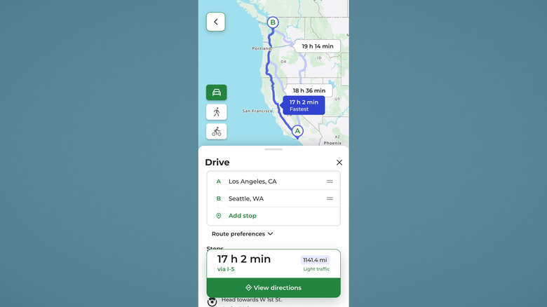 Пример использования карты MapQuest