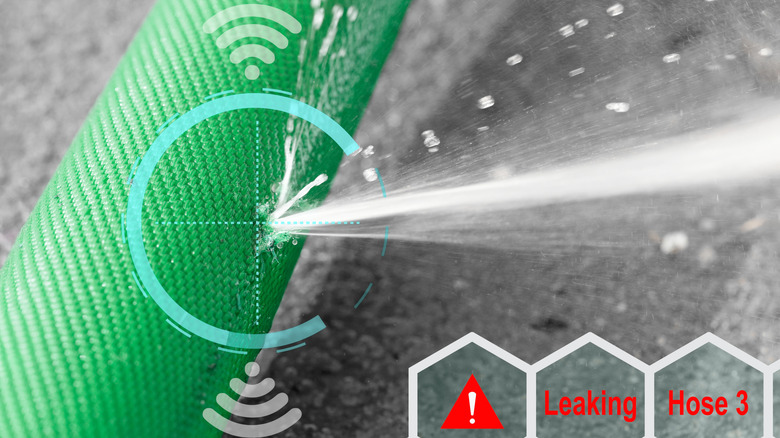 Концепция системы обнаружения утечки воды.