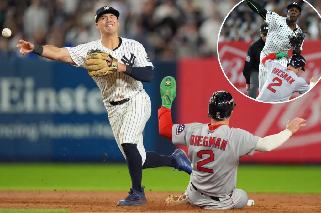 Защита янки поднимается на случай 2 игры.