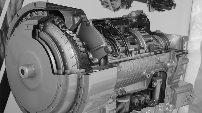 Модель трансмиссии Allison в разрезе на выставке