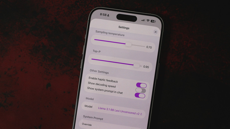 Частные настройки LLM на iPhone