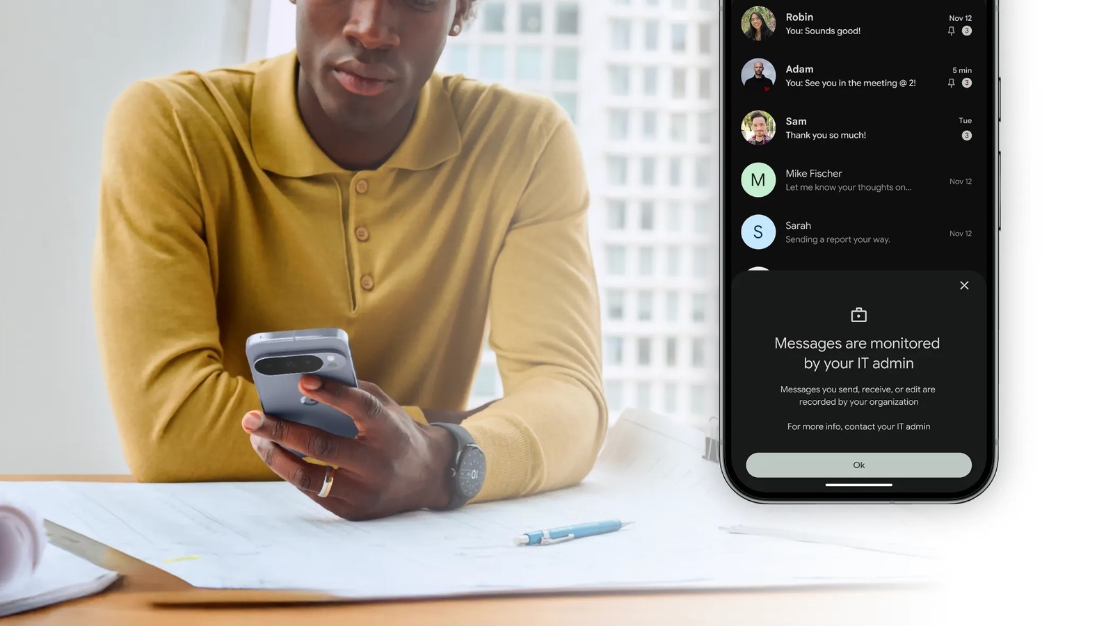 Это обновление Google Pixel может поделиться всеми вашими текстовыми сообщениями с вашим боссом