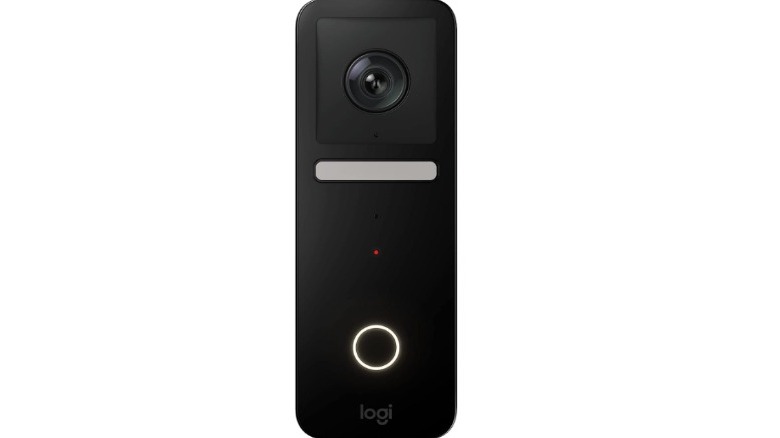 Дверной звонок Logitech Circle View на белом фоне