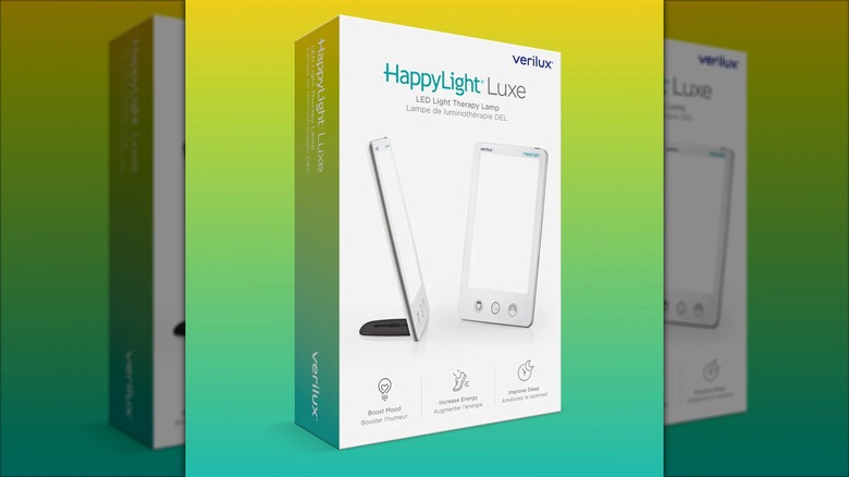 Упакованный Verilux HappyLight Luxe