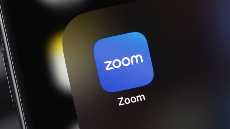 Значок приложения Zoom на iPhone