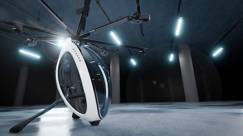 Zapata Airscooter в ангаре