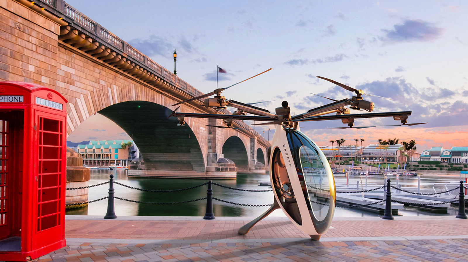 Есть 250 тысяч долларов, которые можно потратить? Летайте по Лас-Вегасу на научно-фантастическом аэроскутере