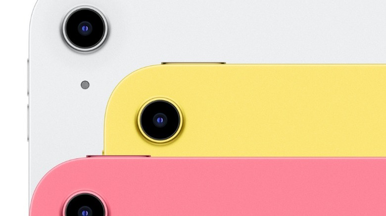 Цвета iPad 10 Pro на белом фоне