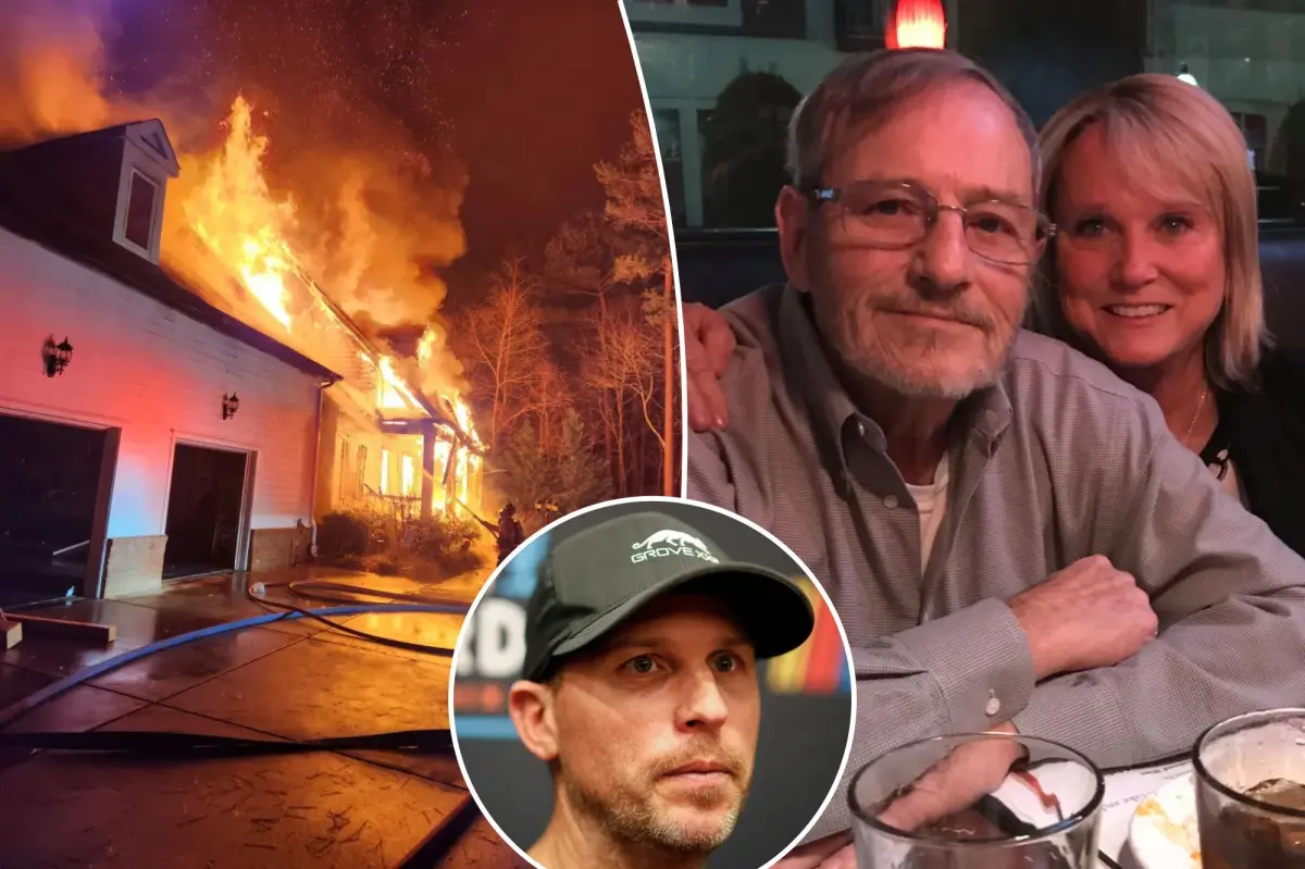 Отец звезды NASCAR Денниса Хэмлина, Деннис, погиб при пожаре в доме