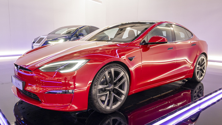 Плед Tesla Model S