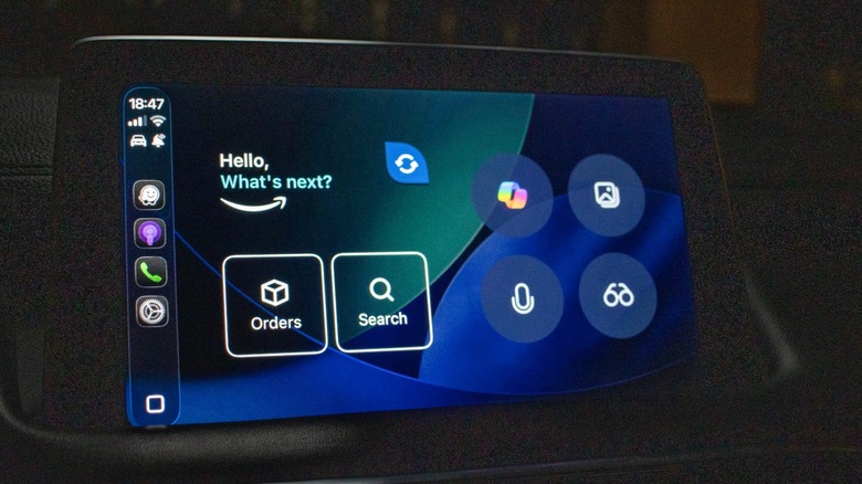 Виджет Amazon Apple CarPlay
