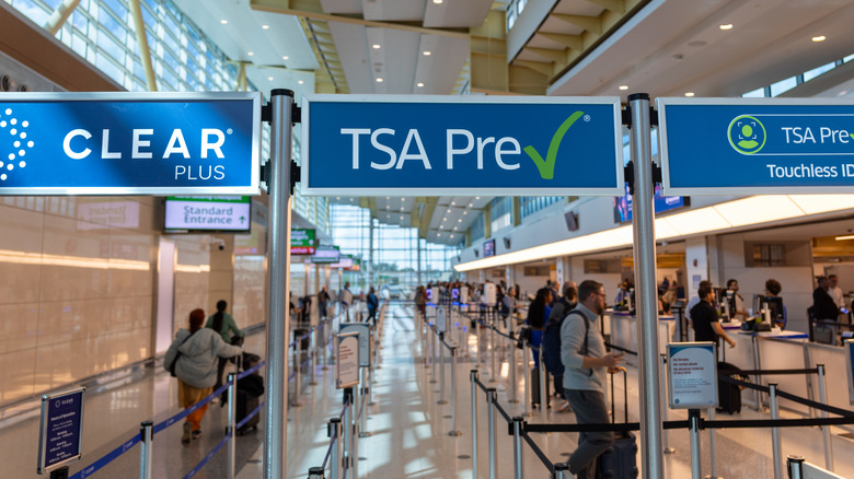 начало очередей на Clear Plus и TSA Pre-Check в аэропорту