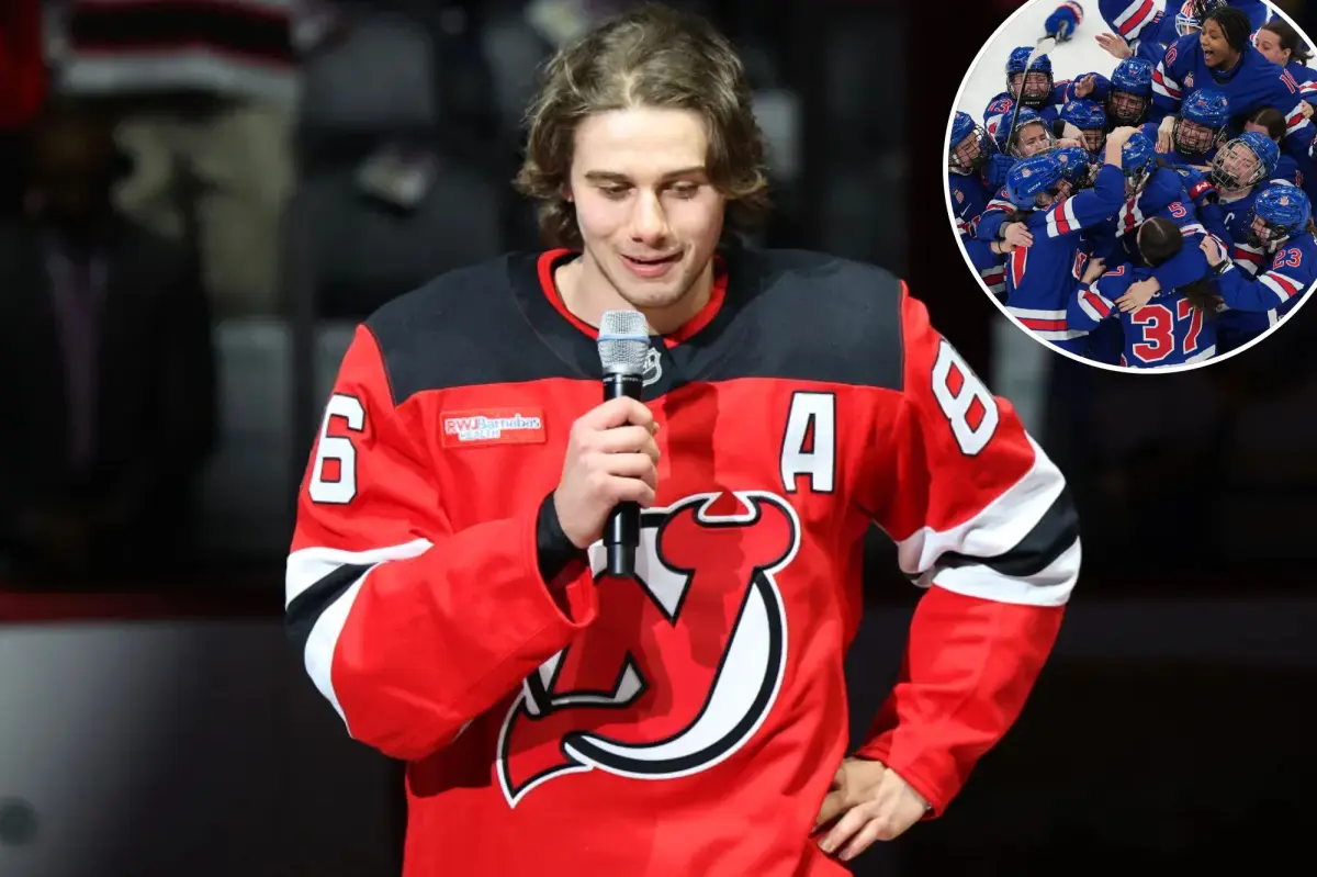 Джек Хьюз гордится «мужской и женской хоккейной командой США»