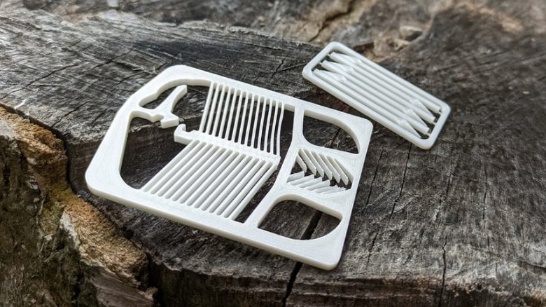 Карточка набора арбалета и стрелы на пне