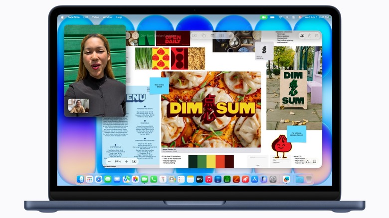 несколько приложений, работающих на Apple MacBook Neo