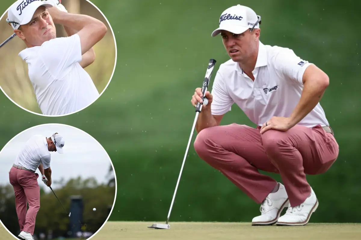 Джастин Томас выдыхает после сильного первого раунда Players Championship