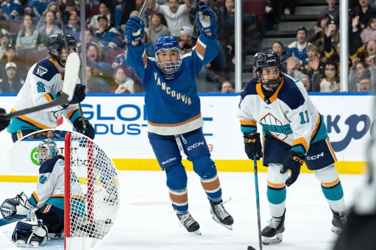 Анна Сегеди из Goldeneyes забила первый гол в PWHL в победе над Sirens