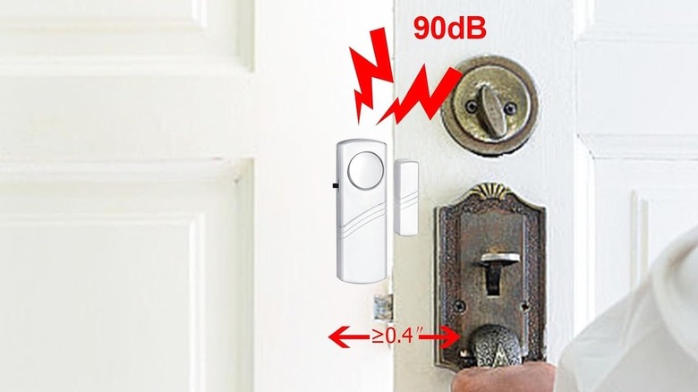 Дверной датчик Plojop в действии