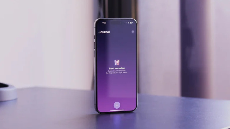 Приложение «Журнал» на iPhone