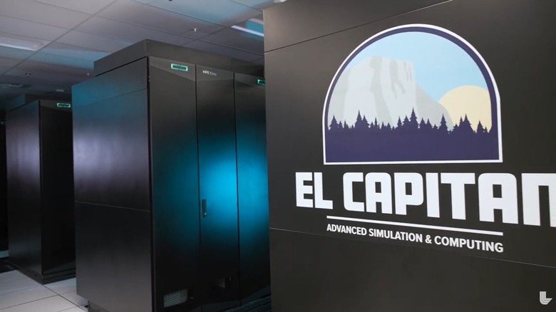 Шкафы для суперкомпьютеров El Capitan с 