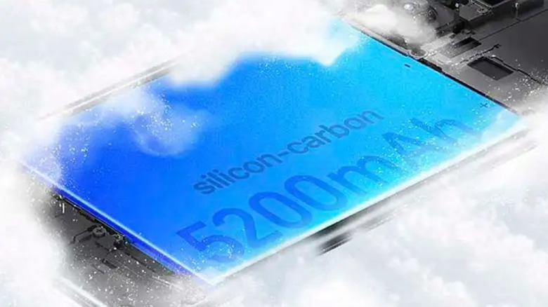 Кремниево-углеродная батарея, визуализированная в цифровом формате